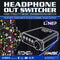 Audio Signal Selector Headphone Audio Output Switch With 4 Inputs And 4 Outputs