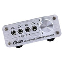 4 Input 4 Output Headphone 3.5mm MP3 Audio Signal Switcher Digital Multi-CH
