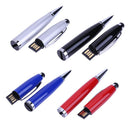 Multi Function 64GB USB Flash Drive Ballpoint Pen Capacitive Touch Stylus Pen for Android Devices and Tables,Red