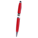 Multi Function 64GB USB Flash Drive Ballpoint Pen Capacitive Touch Stylus Pen for Android Devices and Tables,Red