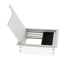 Computer Desk Table Grommet Cable Tidy Surface Outlet Hole Cover 10 x 10cm
