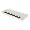 Computer Desk Grommet Table Cables Wire Hole Cover 12*30cm Aluminum Rectangle 4.72'' x 11.8