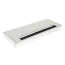 Computer Desk Grommet Table Cables Wire Hole Cover 12*30cm Aluminum Rectangle 4.72'' x 11.8