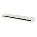 Computer Desk Grommet Table Cables Wire Hole Cover 12*60cm Aluminum Rectangle 4.7'' x 23.6