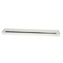 Computer Desk Grommet Table Cables Wire Hole Cover 12*60cm Aluminum Rectangle 4.7'' x 23.6