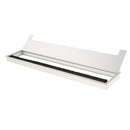 Computer Desk Grommet Table Cables Wire Hole Cover 12*60cm Aluminum Rectangle 4.7'' x 23.6