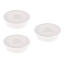 3Pcs/lot Plastic Computer Desk Cable Grommet Table Wire Hole Cover 50mm White 1.97