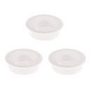 3Pcs/lot Plastic Computer Desk Cable Grommet Table Wire Hole Cover 50mm White 1.97