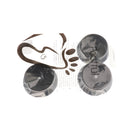 3Pcs 60mm Computer Desk Table Grommet Cable Port Wire Hole Cover -Black