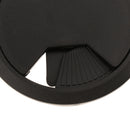 3Pcs 60mm Computer Desk Table Grommet Cable Port Wire Hole Cover -Black