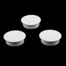 3Pcs 60mm Computer Desk Table Grommet Cable Port Wire Hole Cover -White