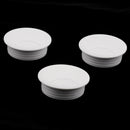 3Pcs 60mm Computer Desk Table Grommet Cable Port Wire Hole Cover -White