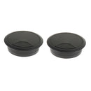 2Pcs Computer Desk Table Grommet Cable Surface Outlet Hole Cover 8cm
