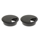2Pcs Computer Desk Table Grommet Cable Surface Outlet Hole Cover 8cm