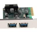 USB 3.1 PCIe Card PCI Express to USB 3.1 Type A Expansion Card Gen II