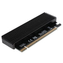 M.2 NVMe SSD NGFF TO PCI-e 3.0 16x adapter M-Key card 2230-2280 Full speed