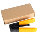 Fiber Optic Wire Stripping Pliers Plastic Wire Drop Strippers Handle Yellow
