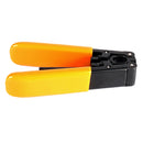 Fiber Optic Wire Stripping Pliers Plastic Wire Drop Strippers Handle Yellow
