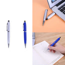 64GB 3 in 1 Capacitive Pen Stylus Pencil Ballpoint Memory Stick for PC/Laptop Silver