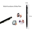 Universal Capacitive Touch Screen Stylus Pen Device for Mobile Phone Black