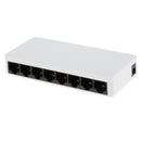 8Port RJ45 100M Fast Ethernet Switch Plug & Play Desktop Ethernet Hub