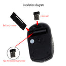 USB2.0 Wireless Mouse 2.4 GHZ Mini Mice with Nano 6buttons Optical for PC Silver