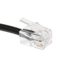 Telephone RJ9 Male to 2 Female 4P4C Connector Adapter Splitter Extension Cable (25cm/08ft)