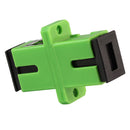 SC-APC Flange Singlemode Multimode Fiber Optic SC Coupler Low Insertion Loss