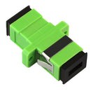 SC-APC Flange Singlemode Multimode Fiber Optic SC Coupler Low Insertion Loss
