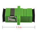 SC-APC Flange Singlemode Multimode Fiber Optic SC Coupler Low Insertion Loss