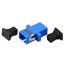 SC Flange Singlemode/Multimode Fiber Optic FC Coupler Low Insertion Loss
