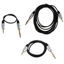 Premium 6.35mm 1/4'' To 3.5mm 1/8'' Cable For Laptop, Home Theater and Amplifiers 0.3meter