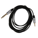 3.5mm to 6.35mm Adapter Jack Audio Cable for Mixer Amplifier Guitar Male to Male Aux Cable 3meter