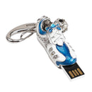 Crystal Sneaker USB 2.0 Flash Drive Memory Stick Pen Thumb U Disk for Computer 16GB