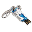 Crystal Sneaker USB 2.0 Flash Drive Memory Stick Pen Thumb U Disk for Computer 16GB