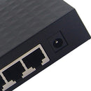 5 Ports RJ45 Desktop Fast Ethernet Network Switch Plastic Enclosure Hub Black