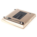 External CD Drive, USB 3.0 Protable DVD Drive High Speed RW Writer Burner Rewriter for Laptop Desktops Windows Mac OSX (Gold)