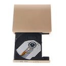 External CD Drive, USB 3.0 Protable DVD Drive High Speed RW Writer Burner Rewriter for Laptop Desktops Windows Mac OSX (Gold)