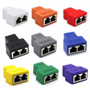 RJ45 Y Adapter Splitter Network Cat5 Cat6 3-way Connector Lan Cable Yellow