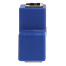 RJ45 Y Adapter Splitter Network Cat5 Cat6 3-way Connector Lan Cable Blue