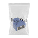 RJ45 Y Adapter Splitter Network Cat5 Cat6 3-way Connector Lan Cable Blue