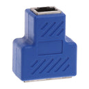 RJ45 Y Adapter Splitter Network Cat5 Cat6 3-way Connector Lan Cable Blue