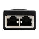 RJ45 Y Adapter Splitter Network Cat5 Cat6 3-way Connector Lan Cable Black