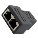 RJ45 Y Adapter Splitter Network Cat5 Cat6 3-way Connector Lan Cable Gray