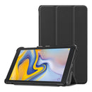Heavy Duty Hard Kid Proof Cover PU Floding Case with Folio Full-Protection Ultra Slim Shell Case Black For Samsung Tab A 8.0 2018