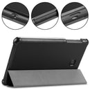 Heavy Duty Hard Kid Proof Cover PU Floding Case with Folio Full-Protection Ultra Slim Shell Case Black For Samsung Tab A 8.0 2018