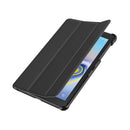 Heavy Duty Hard Kid Proof Cover PU Floding Case with Folio Full-Protection Ultra Slim Shell Case Black For Samsung Tab A 8.0 2018