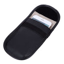 Anti-tracking Anti-spying GPS Rfid Signal Blocker Pouch Case Bag Handset Function Bag for Cell Phone Privacy Protection and Car Key FOB,Black