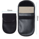 Anti-tracking Anti-spying GPS Rfid Signal Blocker Pouch Case Bag Handset Function Bag for Cell Phone Privacy Protection and Car Key FOB,Black