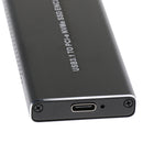 USB3.1 Type-C to NVMe M.2 Mobile Hard Disk Box 10Gbps M.2 SSD Enclosure M Key (Black)